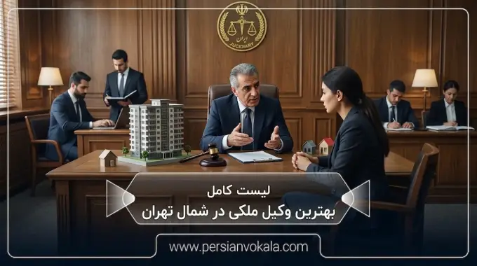 10 تا از بهترین وکیل ملکی در شمال تهران (آپدیت 1405) ⚖️