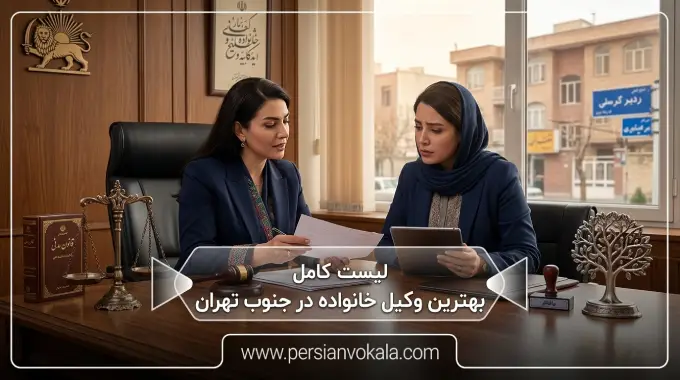 10 تا از بهترین وکیل خانواده در جنوب تهران ✔️(آپدیت 1405)